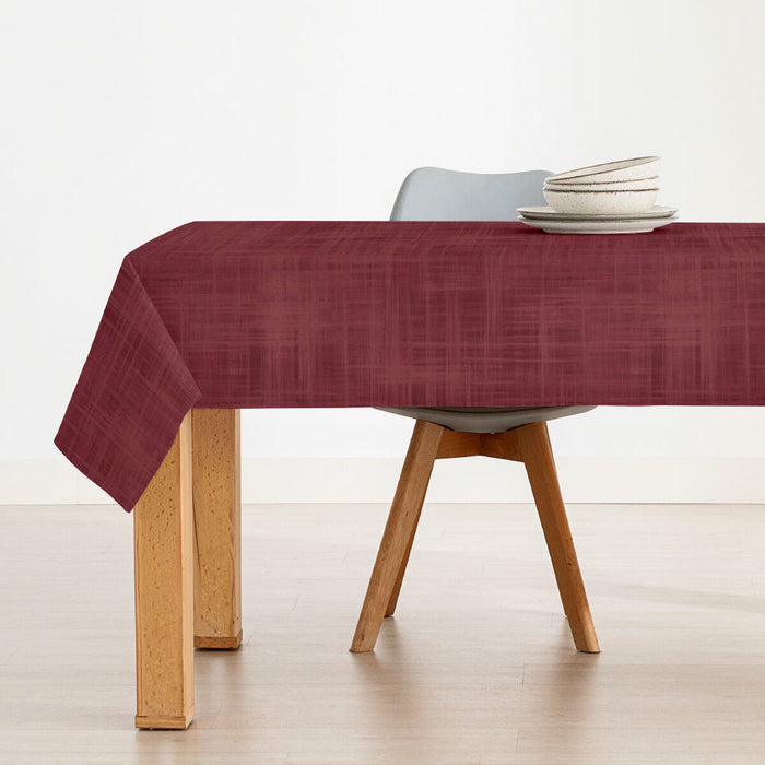 Belum stain-resistant resin tablecloth 140 x 140 cm Bordeaux