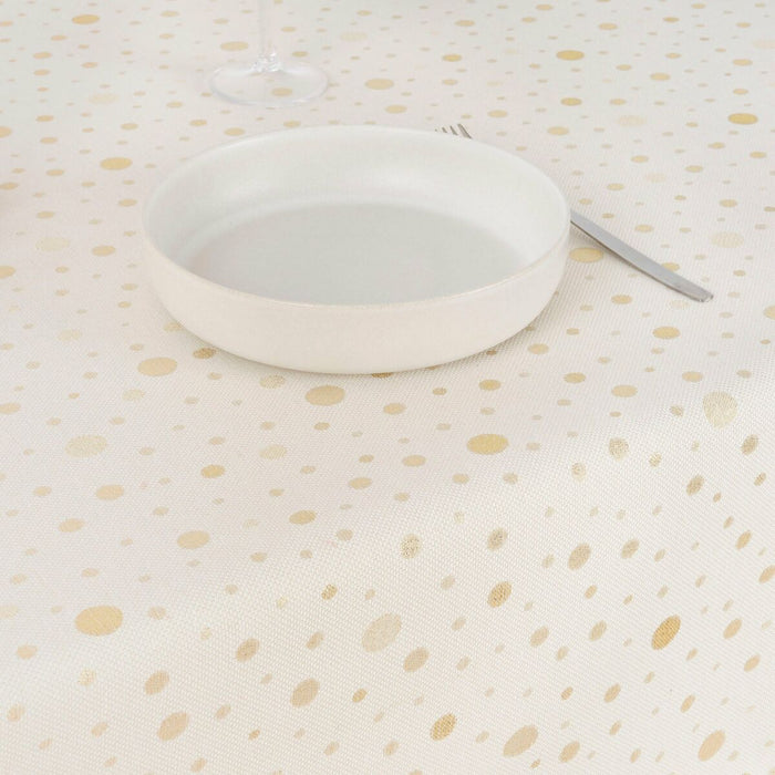 Moiré Christmas stain-resistant tablecloth 300 x 155 cm