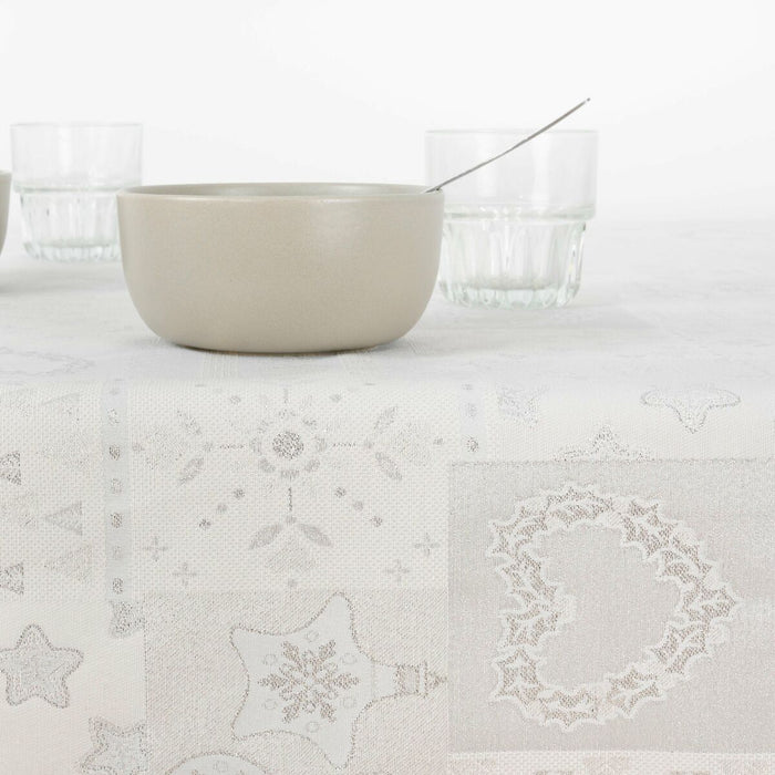 Astroni Moiré Stain-Resistant Tablecloth 300 x 155 cm