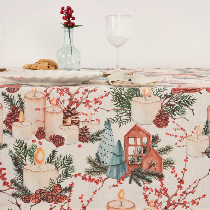Belum Christmas stain-resistant resin tablecloth 100 x 140 cm