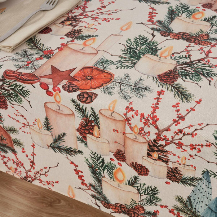 Belum Christmas stain-resistant resin tablecloth 140 x 140 cm