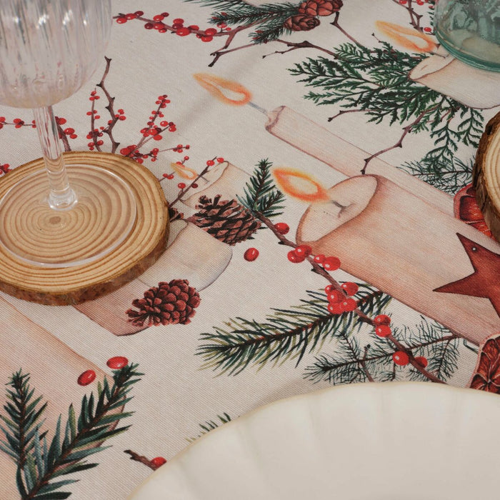 Belum Christmas stain-resistant resin tablecloth 250 x 140 cm
