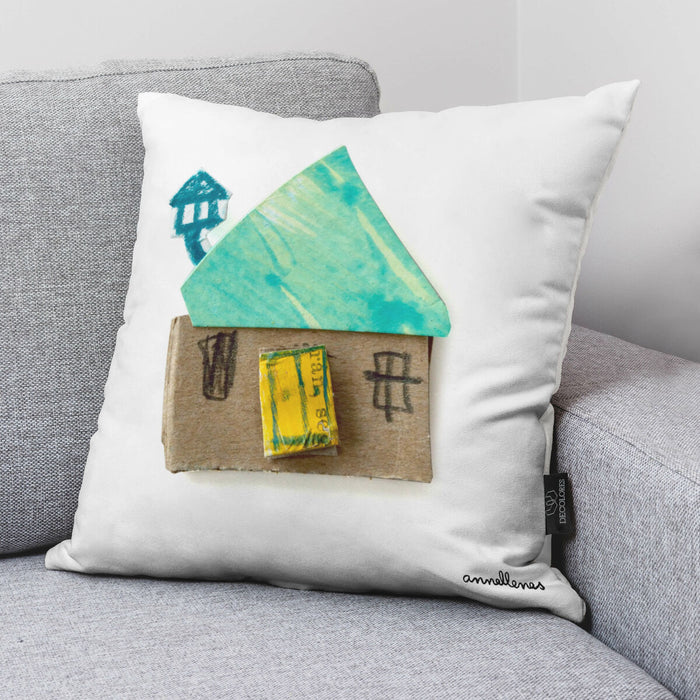 Decolores House 1 Multicolor Cushion Cover 50 x 50 cm