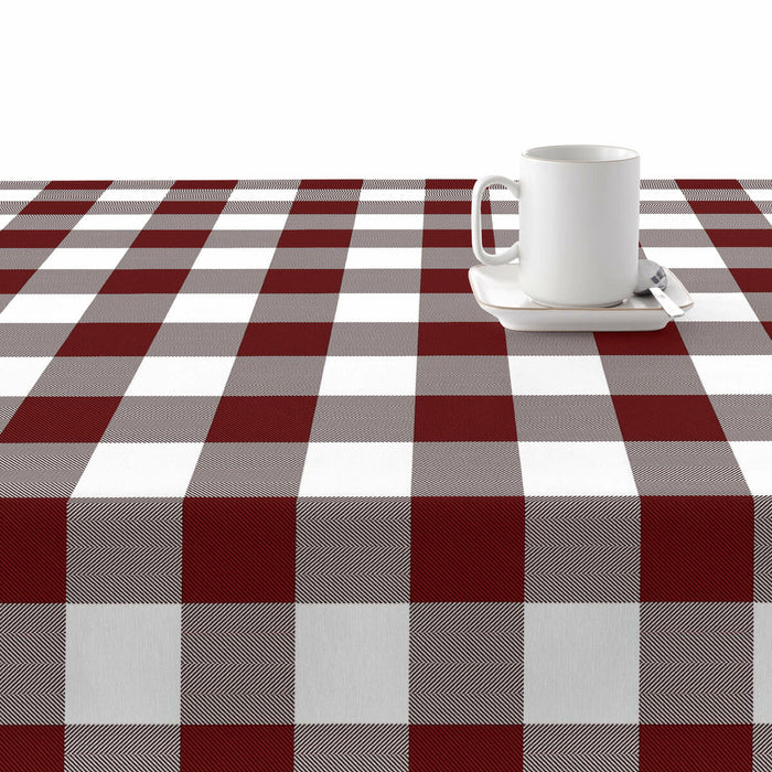Belum Garnet Check Stain-Resistant Tablecloth 300 x 140 cm