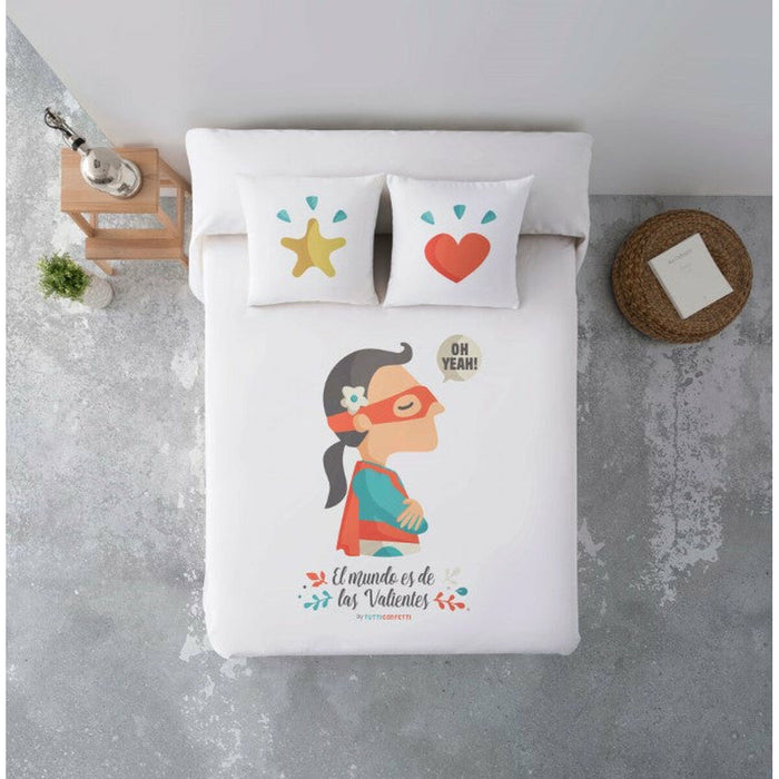 Decolores Superherore Girl Superhero Quilt 205 x 3 x 270 cm