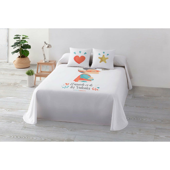 Discolored Quilt Superhero Boy Superhero 205 x 3 x 270 cm