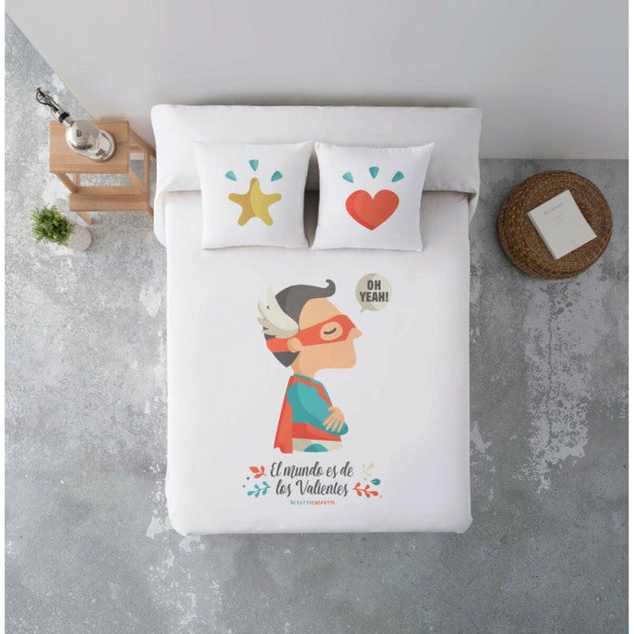 Discolored Quilt Superhero Boy Superhero 205 x 3 x 270 cm