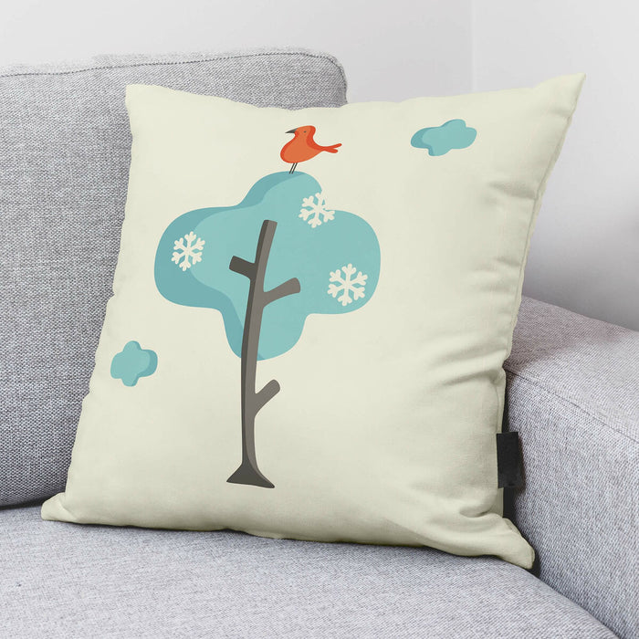 Decolores Beige Tree Cushion Cover 50 x 50 cm