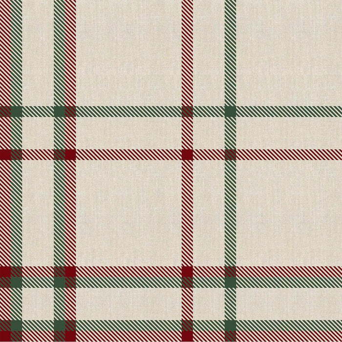 Mantel resinado antimanchas Muaré Christmas 300 x 140 cm