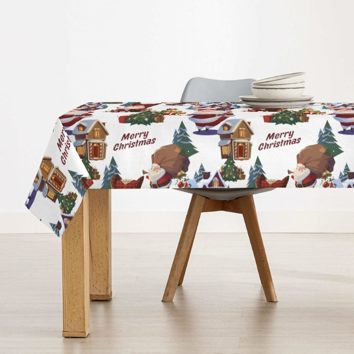 Resin stain-resistant tablecloth Moiré Santa Claus 100 x 140 cm