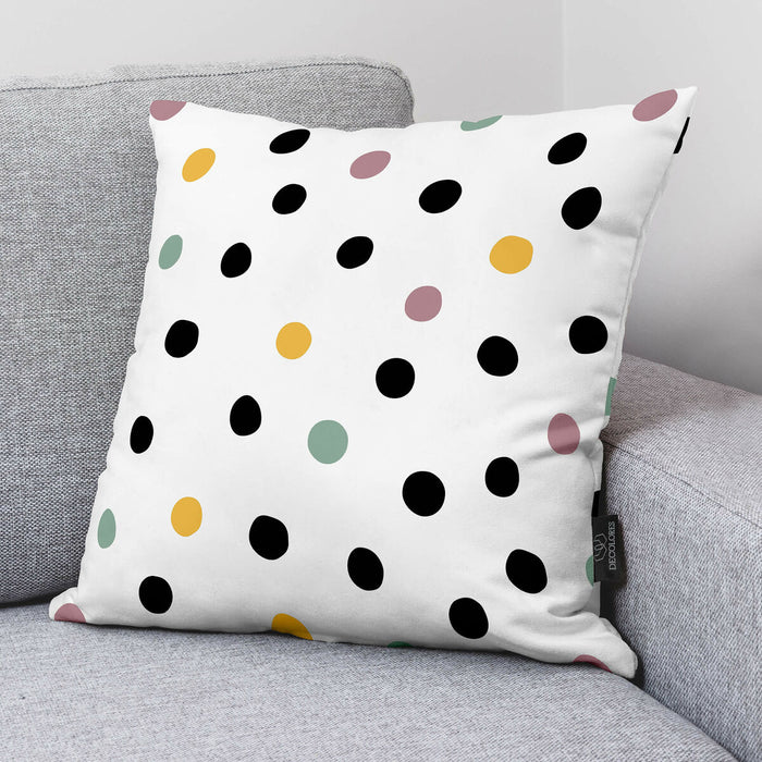 Decolores Cuzco White Cushion Cover 50 x 50 cm Polka Dots