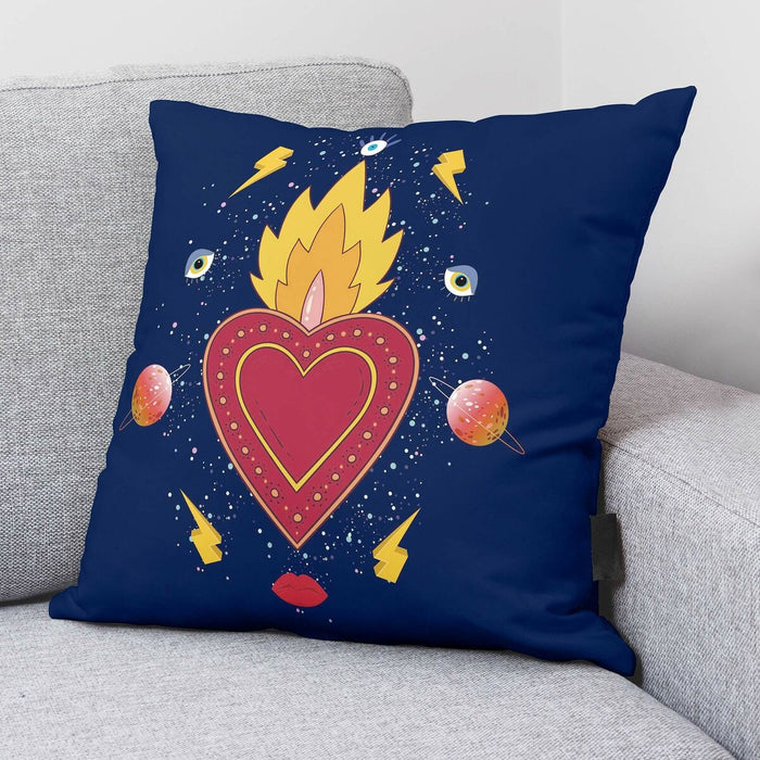 Decolores Cosmos A Multicolor Cushion Cover 50 x 50 cm