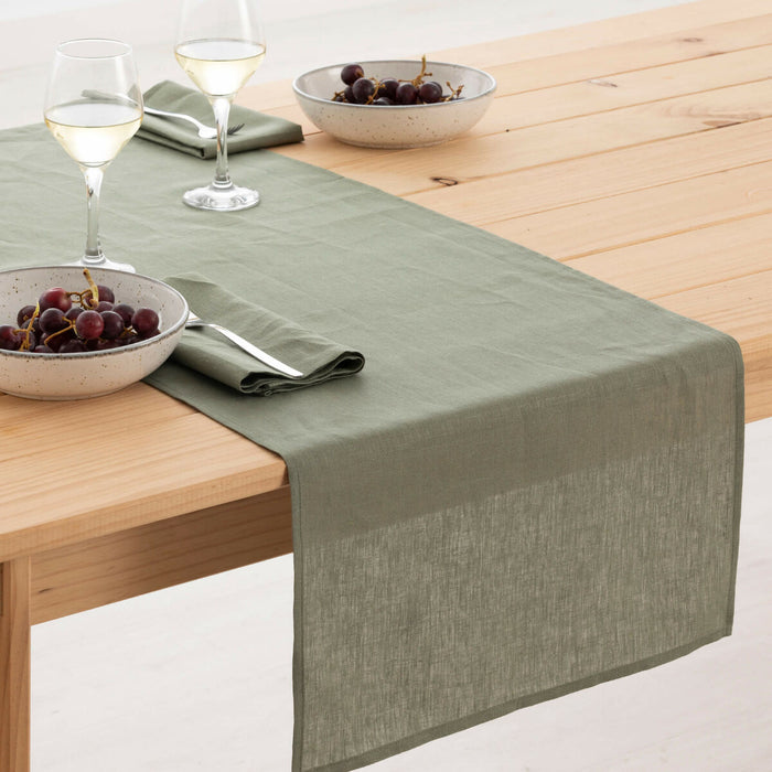 Belum Military Green Table Runner 45 x 140 cm