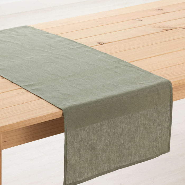 Belum Military Green Table Runner 45 x 140 cm