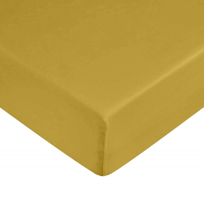 Solid Colored Fitted Sheet 160 x 200 cm