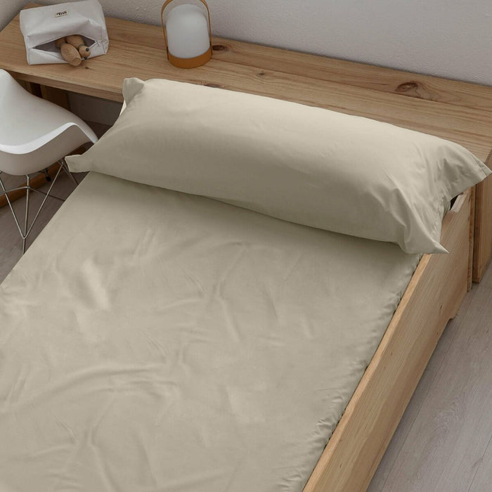 Decolores Plain Brown Fitted Sheet 180 x 200 cm