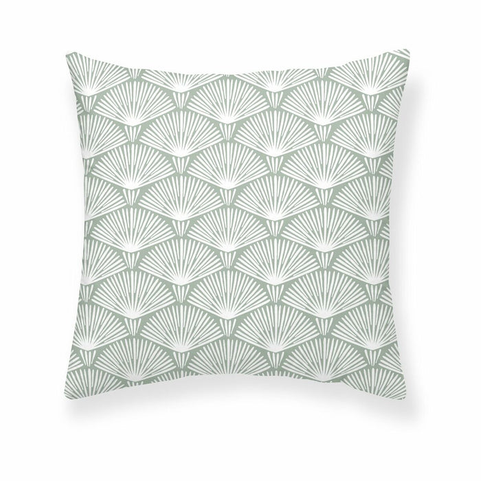 Belum Asena 4 White Green Filled Cushion 50 x 50 cm