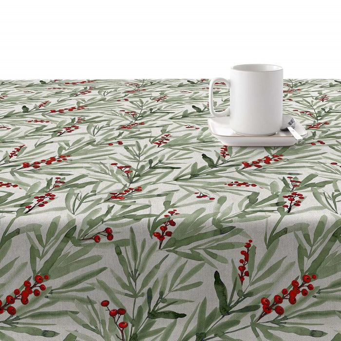 Resin stain-resistant tablecloth Moiré Merry Christmas 140 x 140 cm