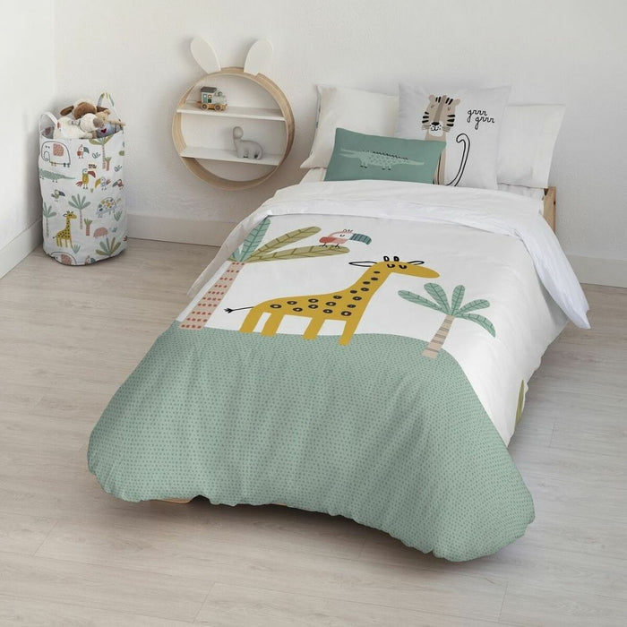 Kids&amp;Cotton Jeddah Big Duvet Cover Mint White 180 x 240 cm