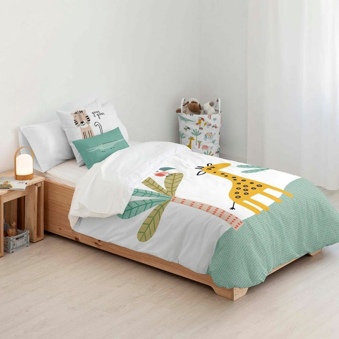 Kids&amp;Cotton Jeddah Big Duvet Cover Mint White 180 x 240 cm