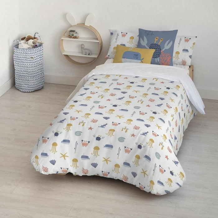 Kids&amp;Cotton Malu Small Blue duvet cover set 155 x 220 cm