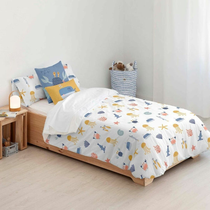 Kids&amp;Cotton Malu Small Blue duvet cover set 155 x 220 cm