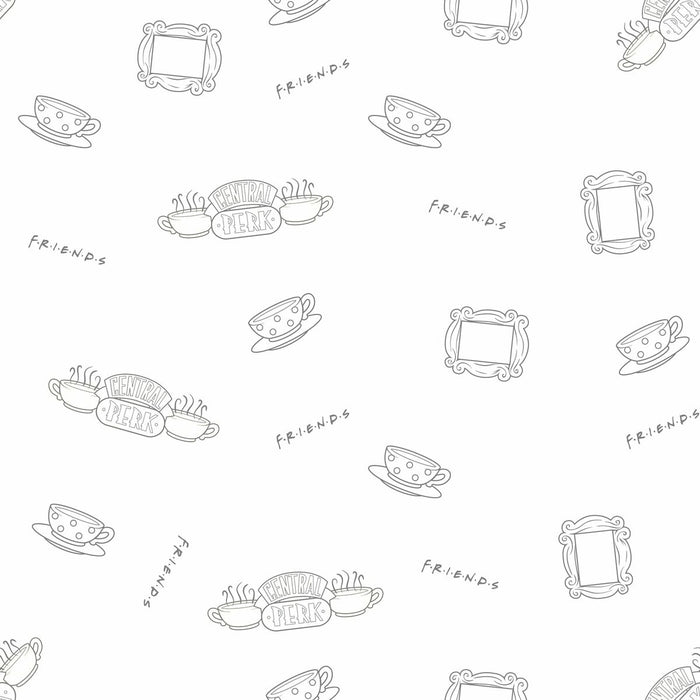 Friends Fitted Sheet 105 x 200 cm