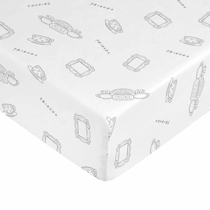 Friends Fitted Sheet 90 x 200 cm