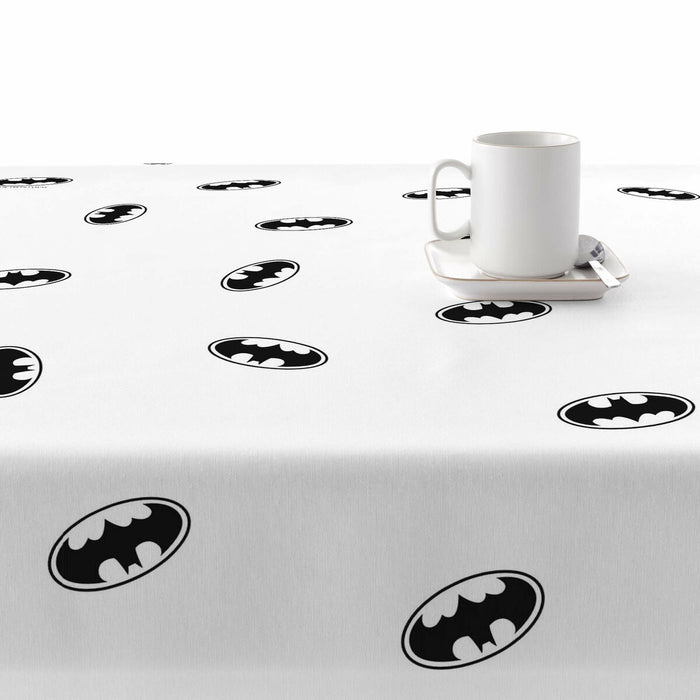 Belum Batman White stain-resistant resin tablecloth 140 x 140 cm