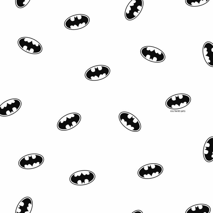 Belum Batman White stain-resistant resin tablecloth 140 x 140 cm