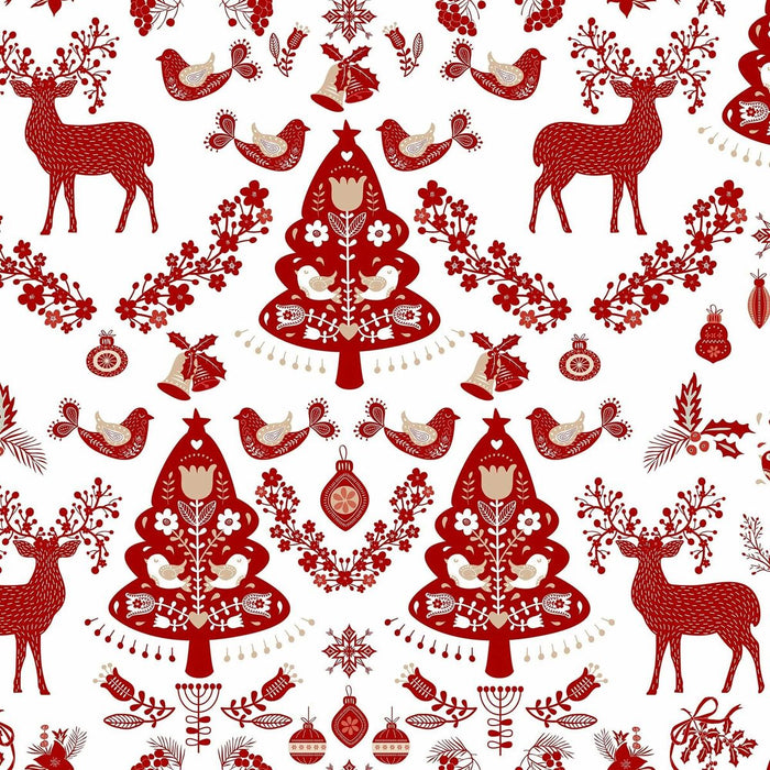 Belum Merry Christmas stain-resistant resin tablecloth 300 x 140 cm
