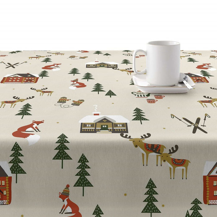 Belum Merry Christmas stain-resistant resin tablecloth 140 x 140 cm