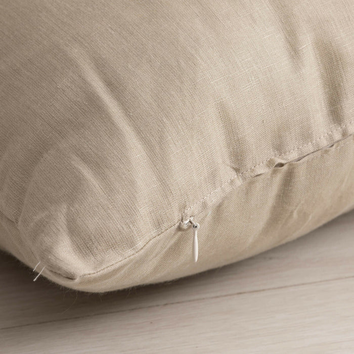 Decolores plain beige cushion cover 50 x 50 cm