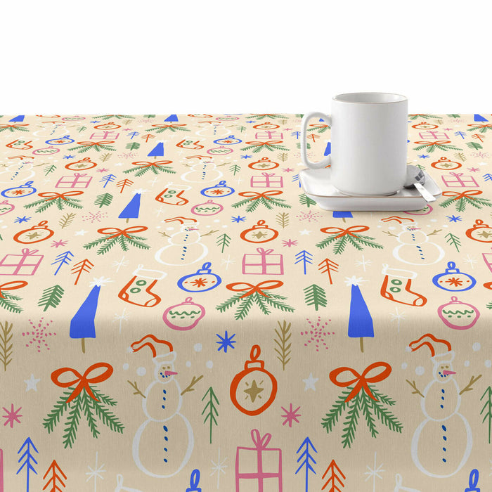 Resin stain-resistant tablecloth Belum Merry Christmas 41 140 x 140 cm