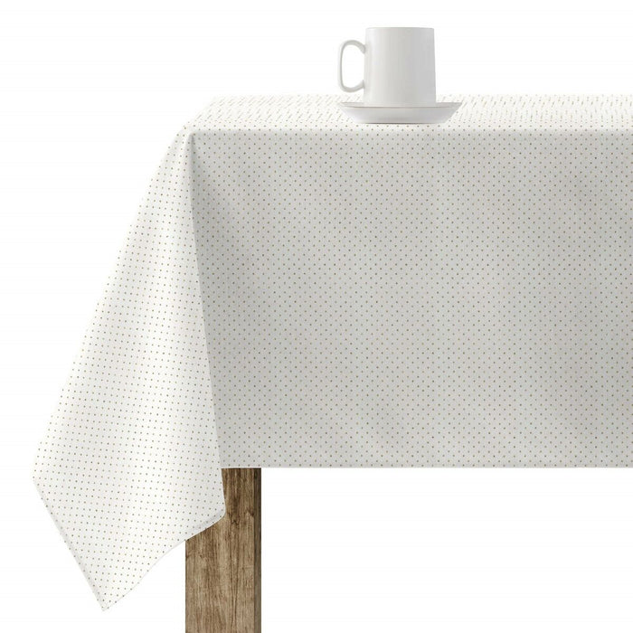 Belum Dots Gold stain-resistant resin tablecloth 140 x 140 cm