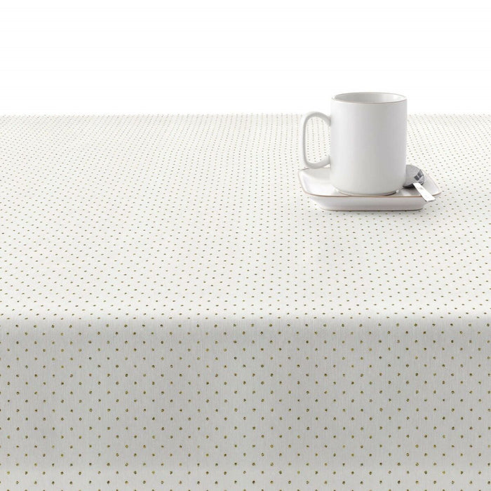 Belum Dots Gold stain-resistant resin tablecloth 300 x 140 cm