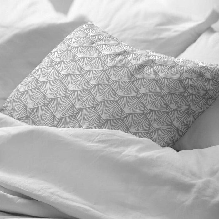 Funda de almohada Decolores Nashik Gris 45 x 110 cm