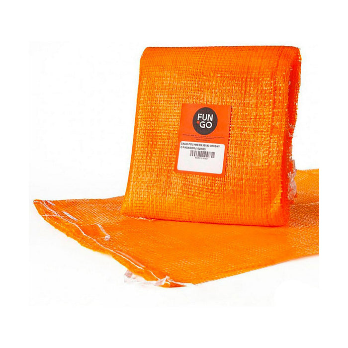 Fun&amp;Go Polymesh Orange Sack 55 x 83 cm (10 Units)