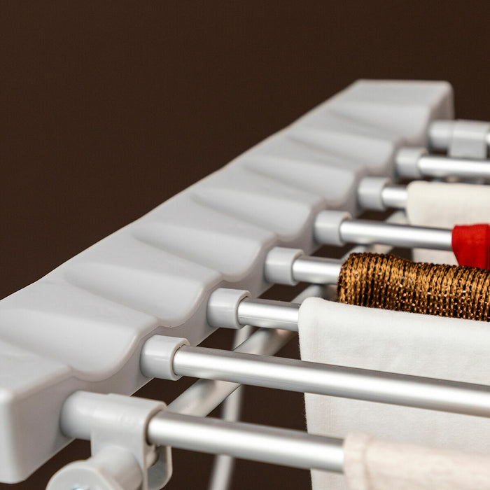 Dryak InnovaGoods 8-Bar 120W Folding Electric Clothesline 