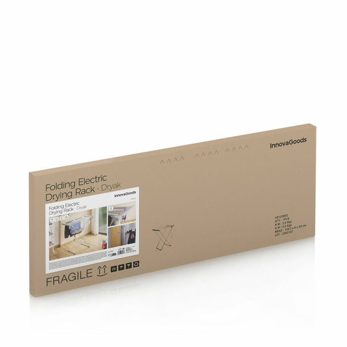 Dryak InnovaGoods Folding Electric Clothesline 8 Bars 120 W (Refurbished B) 