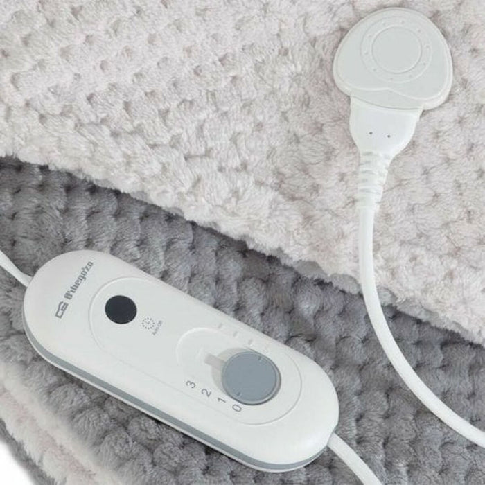 Orbegozo MAH 1750 Electric Blanket 170 x 100 cm Gray Microfiber
