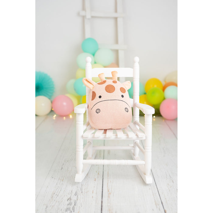 Cojín Crochetts Rosa Jirafa 23 x 24 x 9 cm