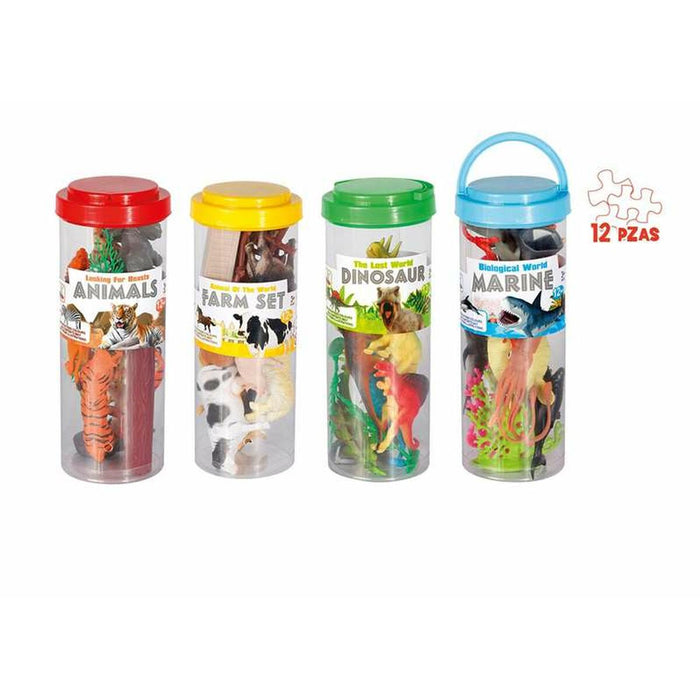 Wild Animals Set 12 Pieces 1 unit