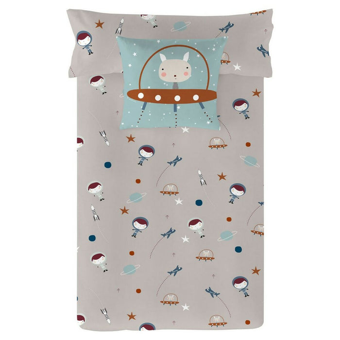 Haciendo el Indio Planet Reversible Duvet Cover for 90 cm Bed (150 x 220 cm)