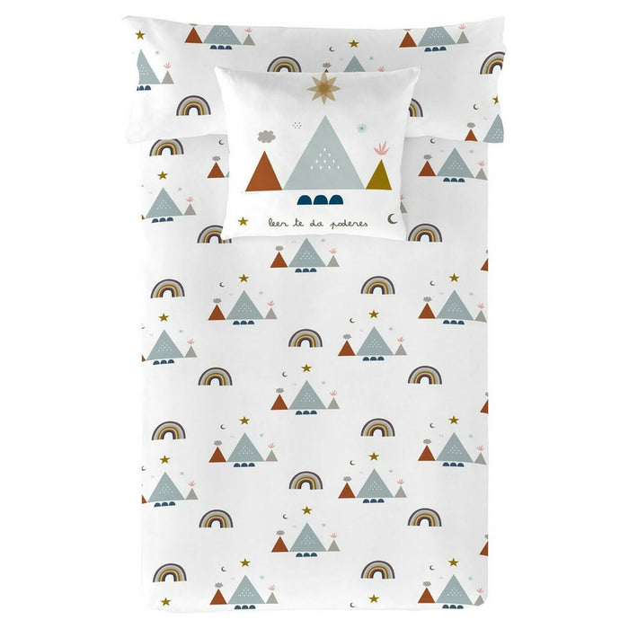 Susanita Reversible Indian Duvet Cover for 90 cm Bed (150 x 220 cm)