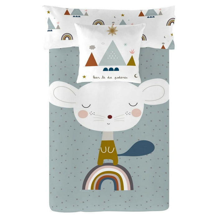 Susanita Reversible Indian Duvet Cover for 90 cm Bed (150 x 220 cm)