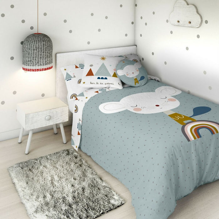 Susanita Reversible Indian Duvet Cover for 90 cm Bed (150 x 220 cm)