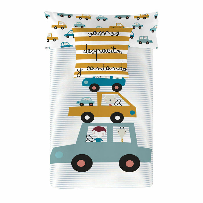 Duvet Cover Making the Indian Cars Reversible 105 Bed (180 x 220 cm)