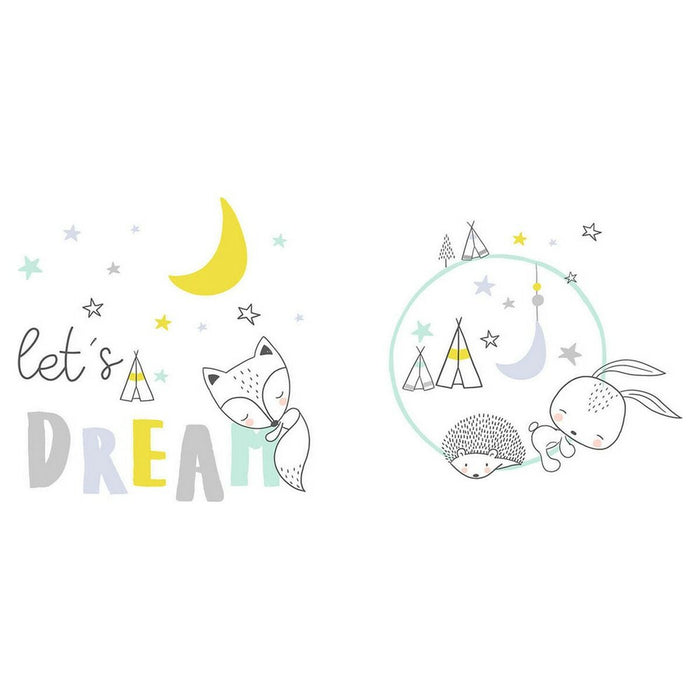 Protector de Cuna Cool Kids Let's Dream (60 x 60 x 60 + 40 cm)