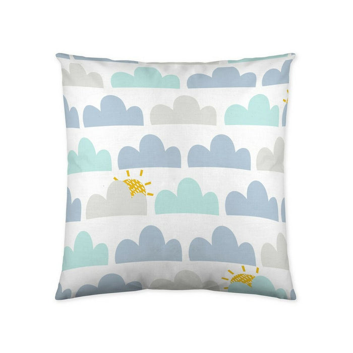 Lemon Ribbon Tower Cushion Cover (50 x 50 cm)